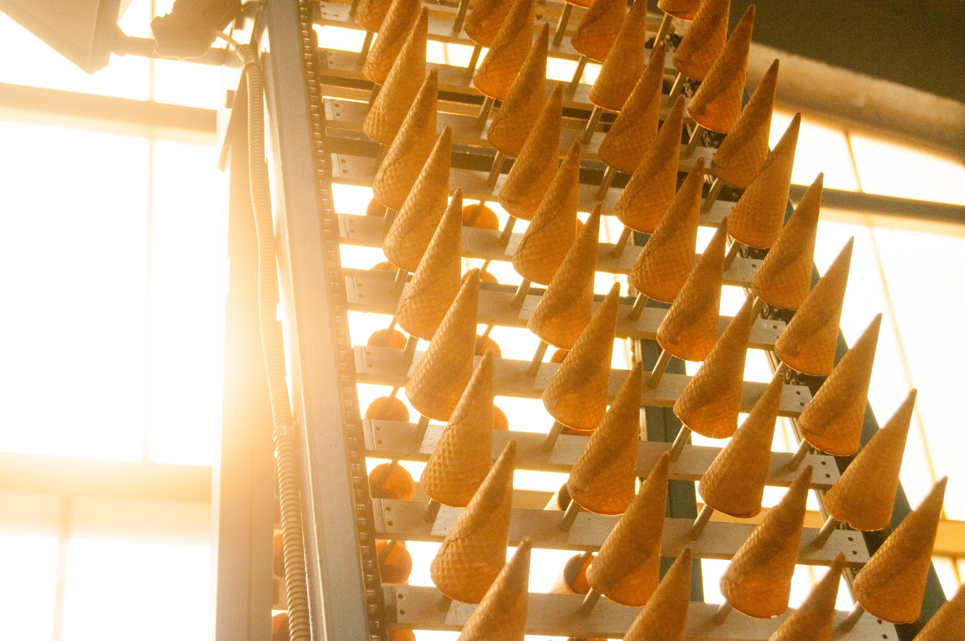 Waffle factory improves product quality with dry ice blasting