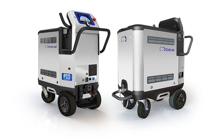 AERO2 PCS and PLT ULTRA dry ice blasters
