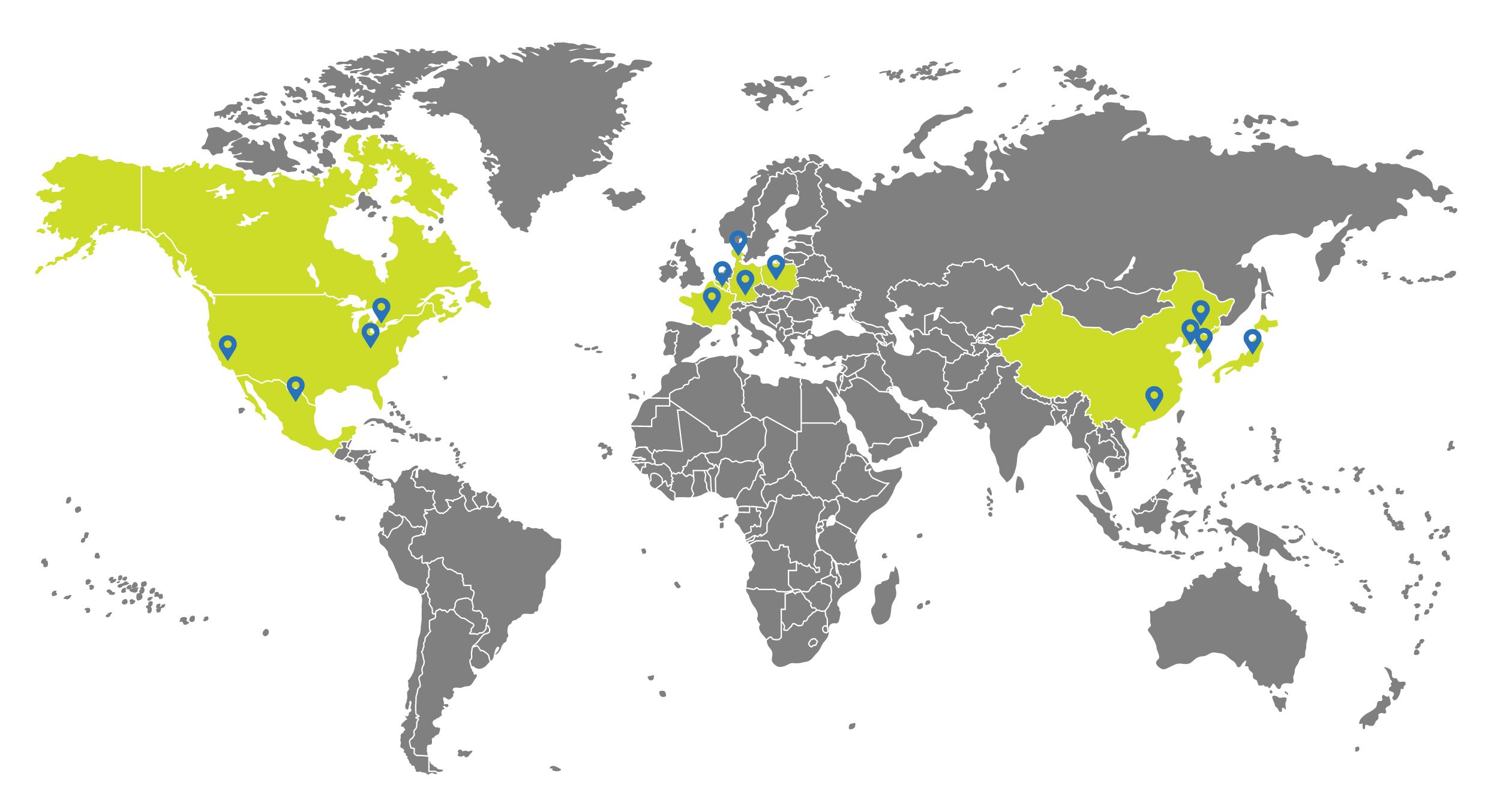 Cold Jets global locations