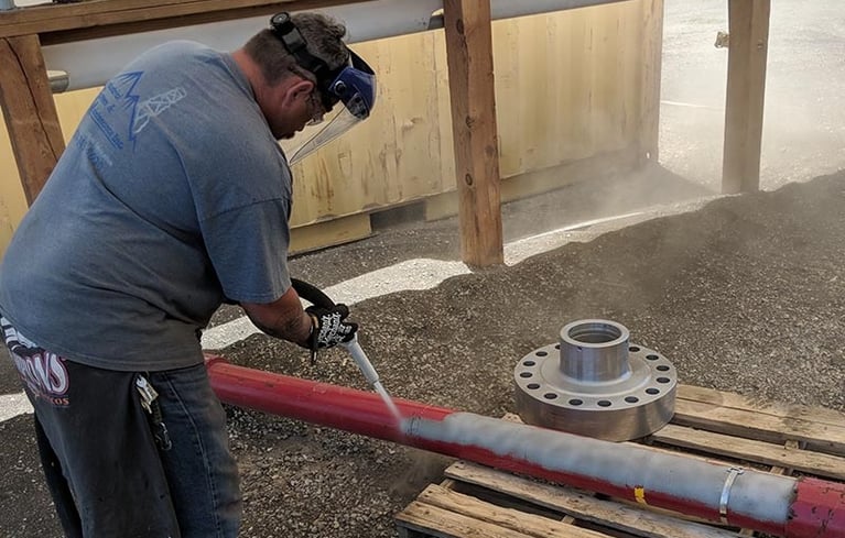 Dustless blasting without the water