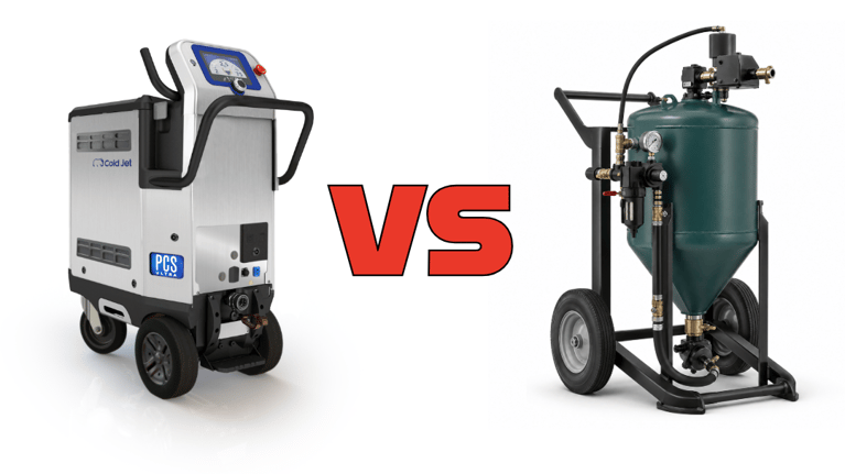 Dry Ice Blasting vs. Sandblasting: A Complete Comparison