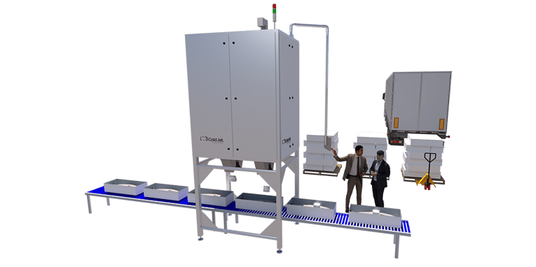 Cold-Jet-Dry-Ice-Food-Transportation-Fish