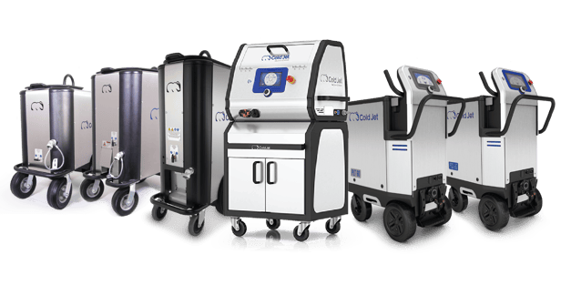 cold jet dry ice blasters