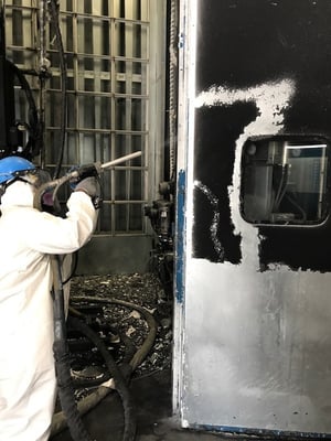 dry ice blasting tar