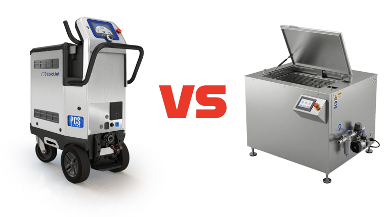 dry ice blasting vs ultrasonic cleaning