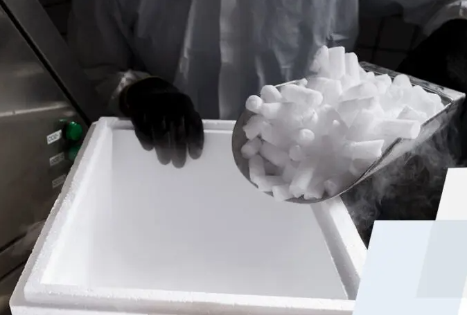 dry ice in shipping