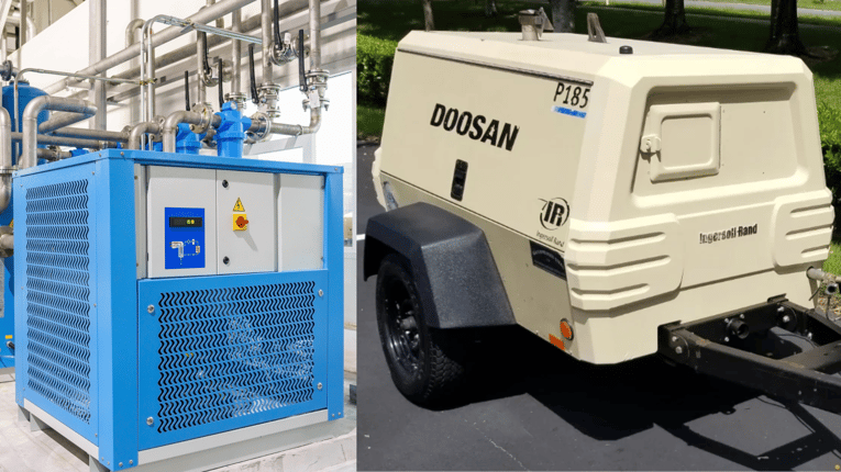 facility air compressor vs diesel air compressor