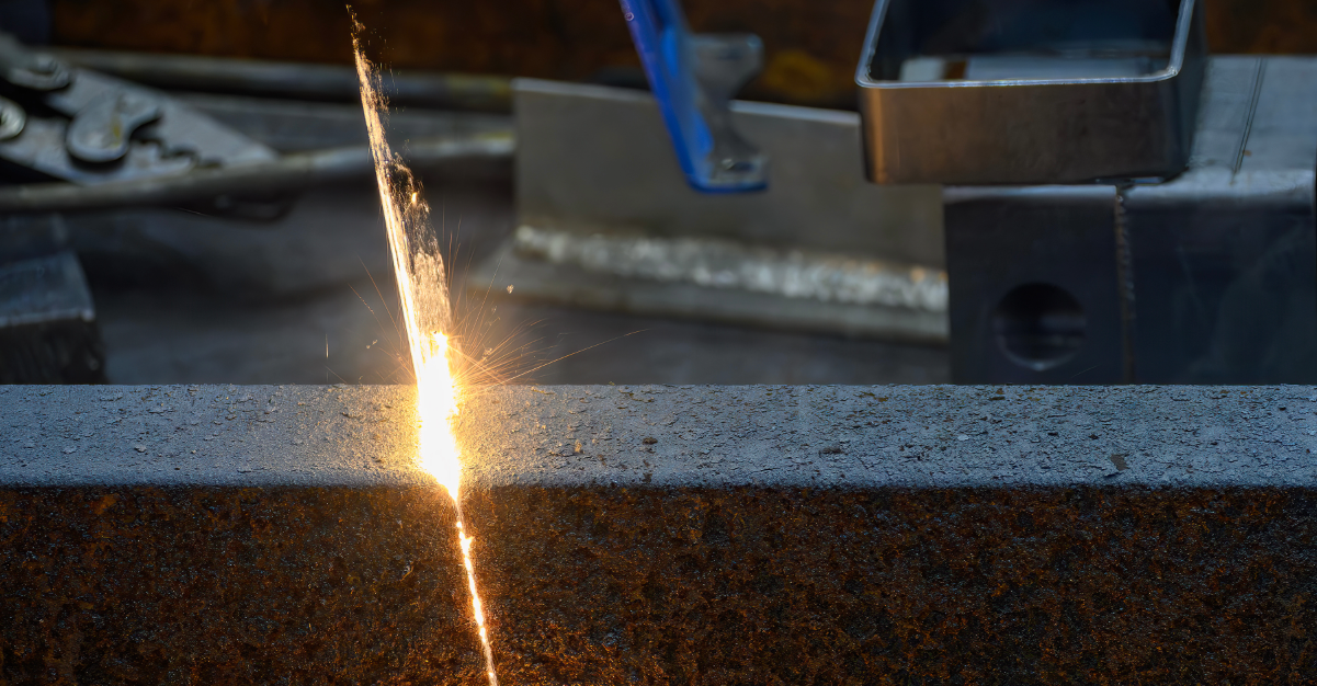 laser cleaning on metal