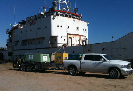 Historic vessel restored with dry ice blasting